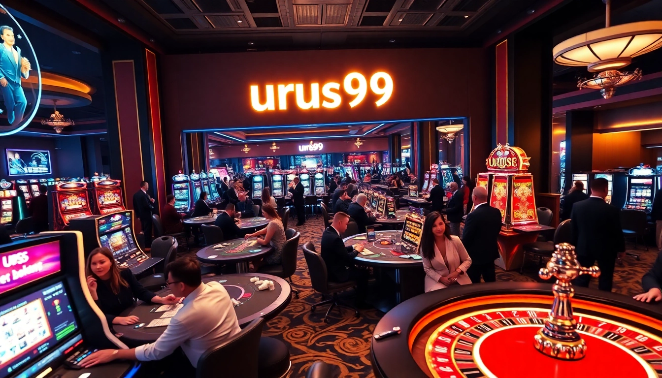 Experience the thrill of urus99 at a luxurious casino featuring dazzling games.